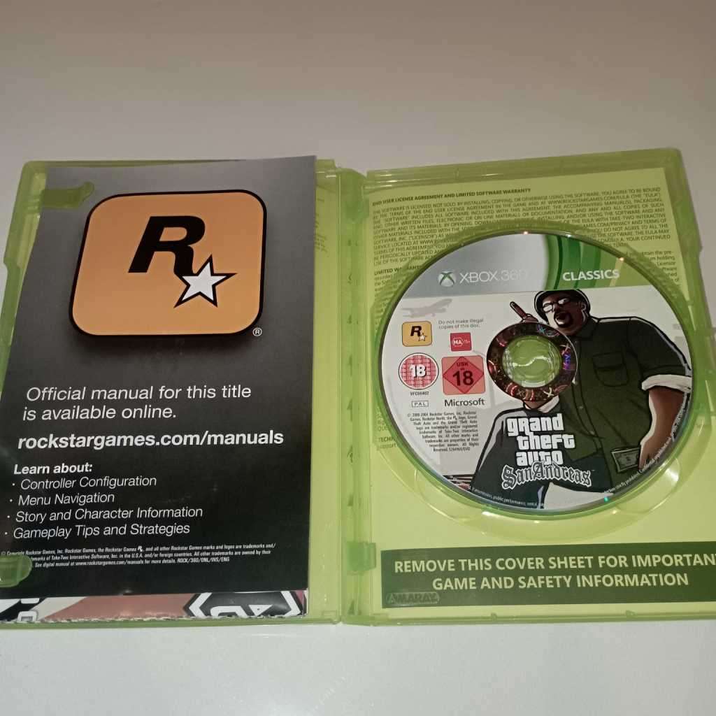 Grand Theft Auto: San Andreas [Xbox360]  **incl. Game Map in excellent condition**